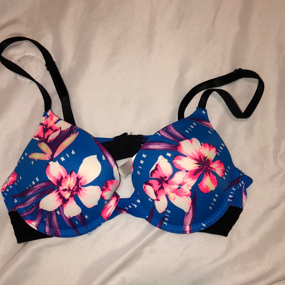 Pink bra